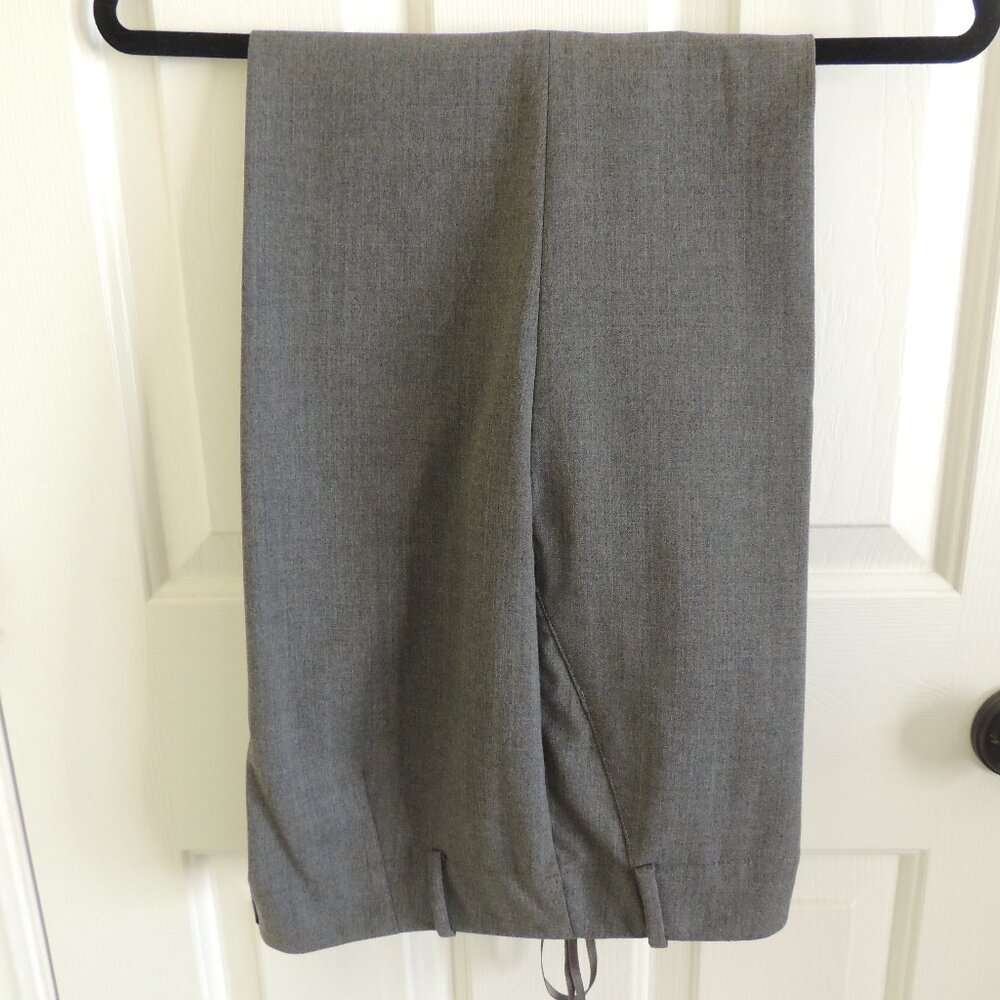 Ralph Lauren LRL Gray Wool Dress Pants Slacks Flat Front Women’s Size 8